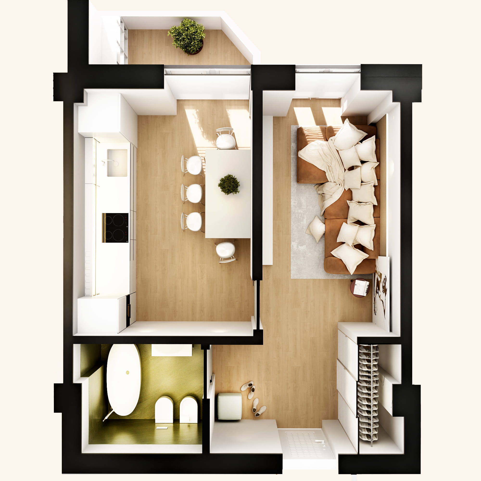 Interactiv plat